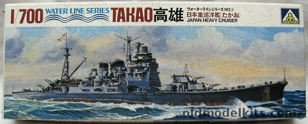 Aoshima 1/700 IJN Takao Heavy Cruiser, WLC002-500 plastic model kit